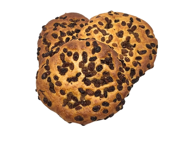 Rozijnen Eierkoek&nbsp;per 3 verpakt